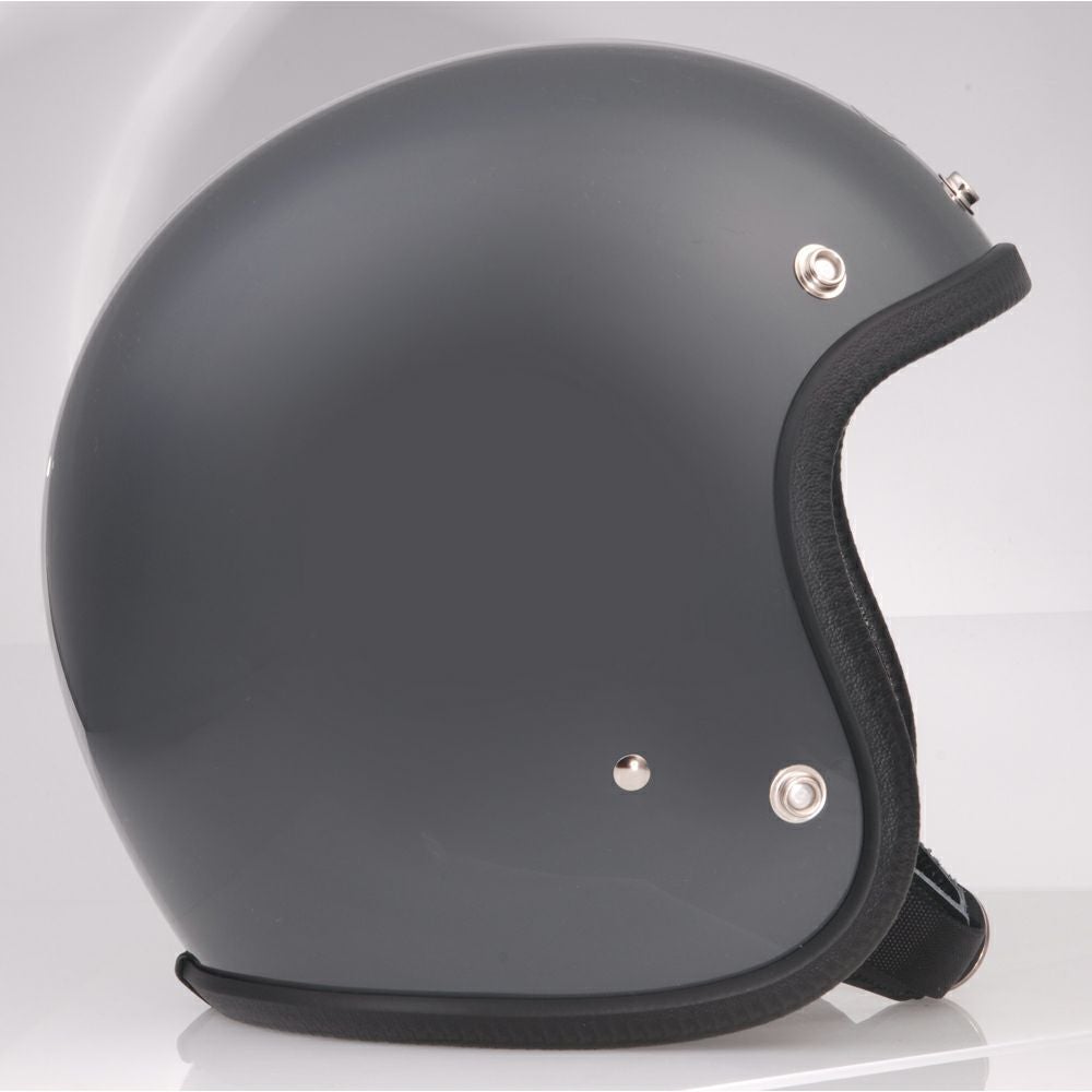 SHM Genuine ジェットヘルメット ガンシップグレー | バイクカスタム