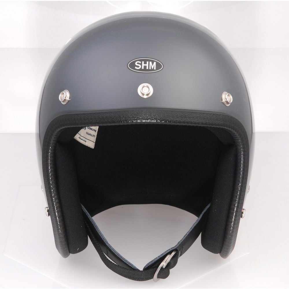 SHM Genuine ジェットヘルメット ガンシップグレー | バイクカスタム