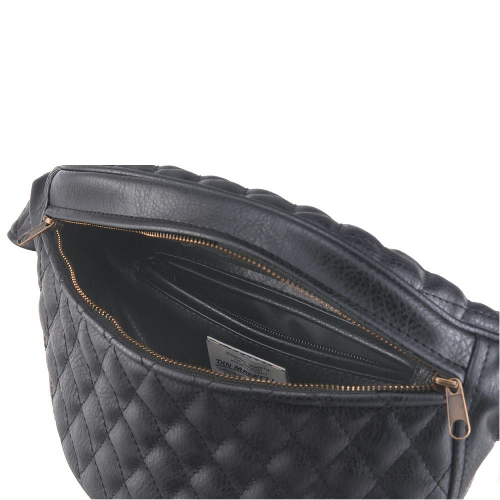 DIN マーケット ファニー パック ボディバッグ ネイビー_3