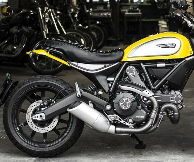 Ducati スクランブラー 本革シート ブラック モーターロック | バイク