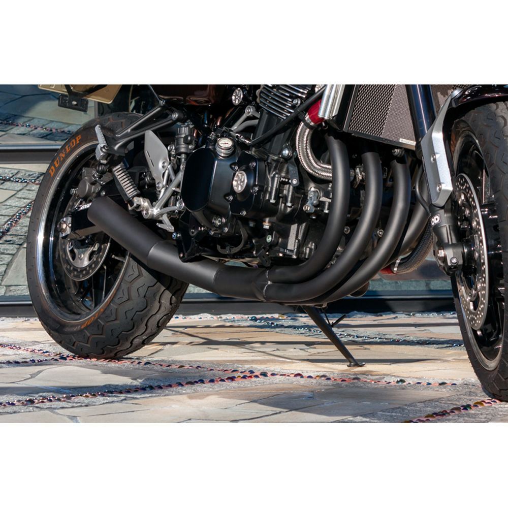 カワサキ Z900RS/CAFE 手曲げショート管集合マフラー (JMCA認証