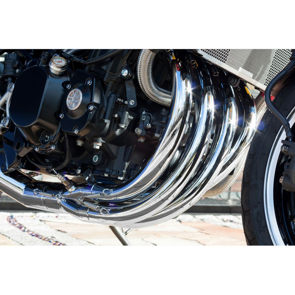 カワサキ Z900RS/CAFE 427ショート管 6ピース集合マフラー (JMCA