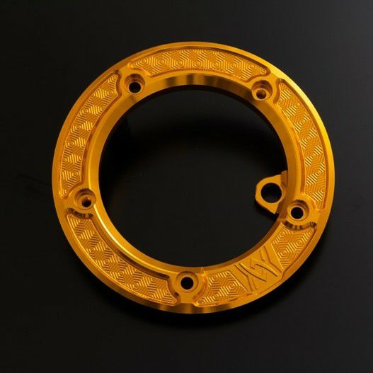 カワサキ Z900RS/CAFE ビレットハニカム タンクキャップリング (ゴールド) ARCHI_1