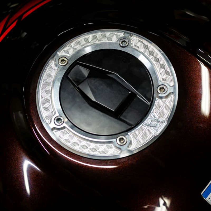 カワサキ Z900RS/CAFE ビレットハニカム タンクキャップリング