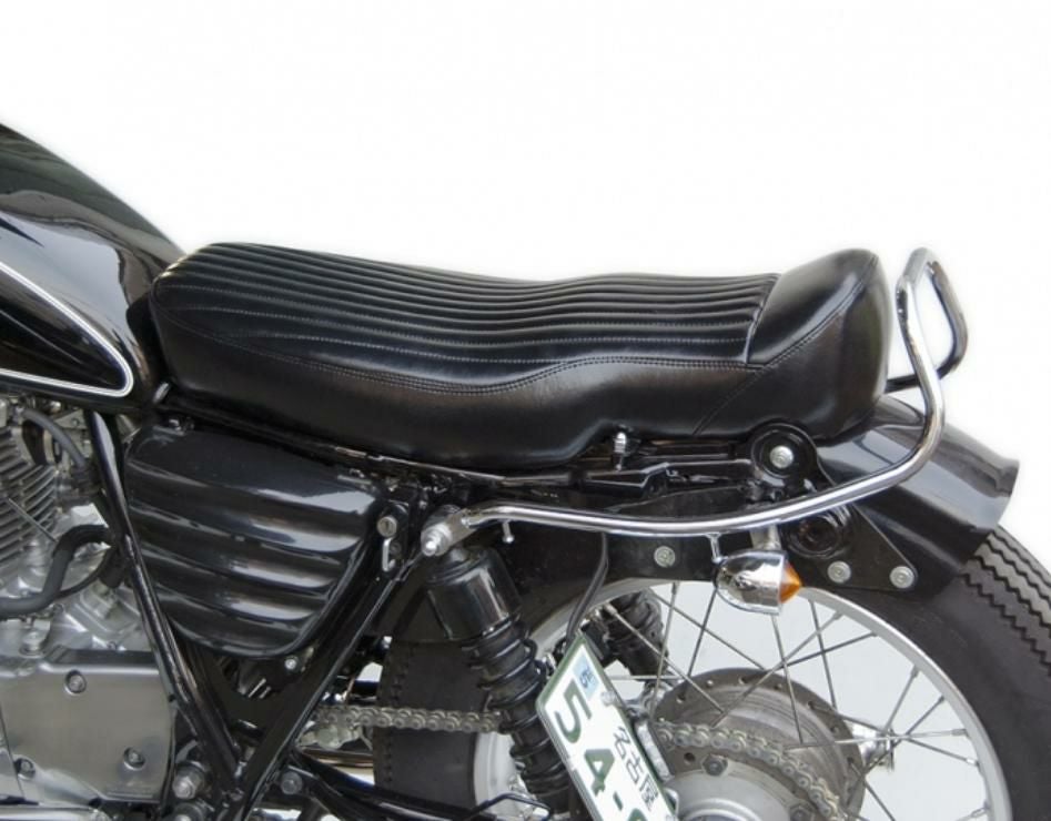 ヤマハ SR400/500 薄型ベーツタイプ TTシート ブラウン×ブラック ヤマハ SR400/500 薄型ベーツタイプ TTシート ブラウン×ブラック