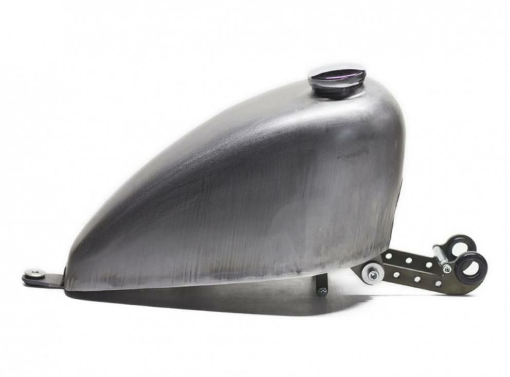 sr400 タンクスポーツタンクアルミ　モーターロック　2% ボバー　チョッパー ヤマハ SR400/500 スポーツスタータンクキット ハイマウント モーター