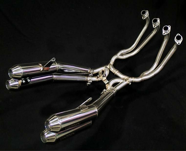Z900RS 18-22 ステンレス 4本出しフルエキゾーストマフラー カフェ