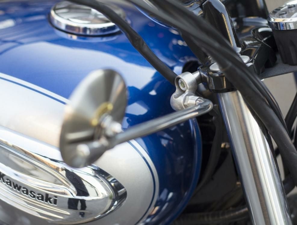 モーターロック製 ミラー類セット　バラ売り可能 W650 カワサキ W650/400 新型ニールックミラーブラケット モーターロック
