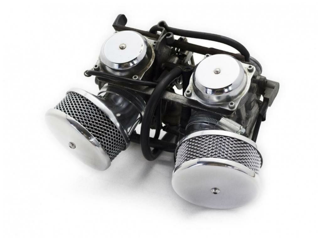 カワサキ W650/400 新型オールドタイプエアクリーナー モーターロック