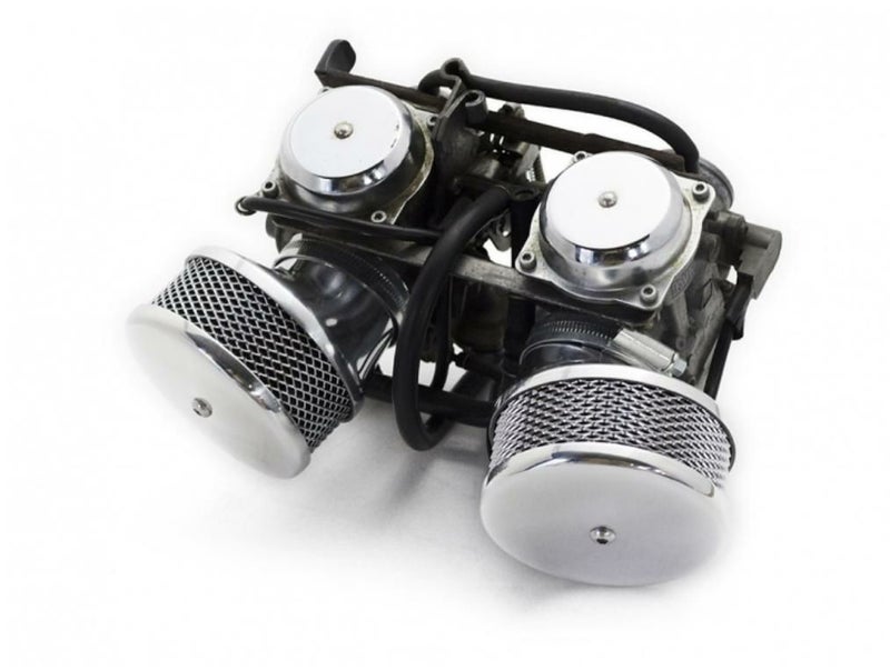 カワサキ W650/400 新型オールドタイプエアクリーナー モーターロック 