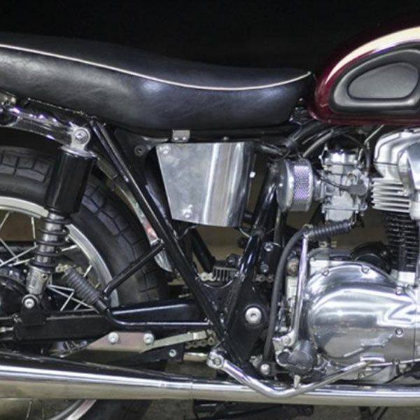カワサキ W650/400 フロントウインカーステー モーターロック | バイク
