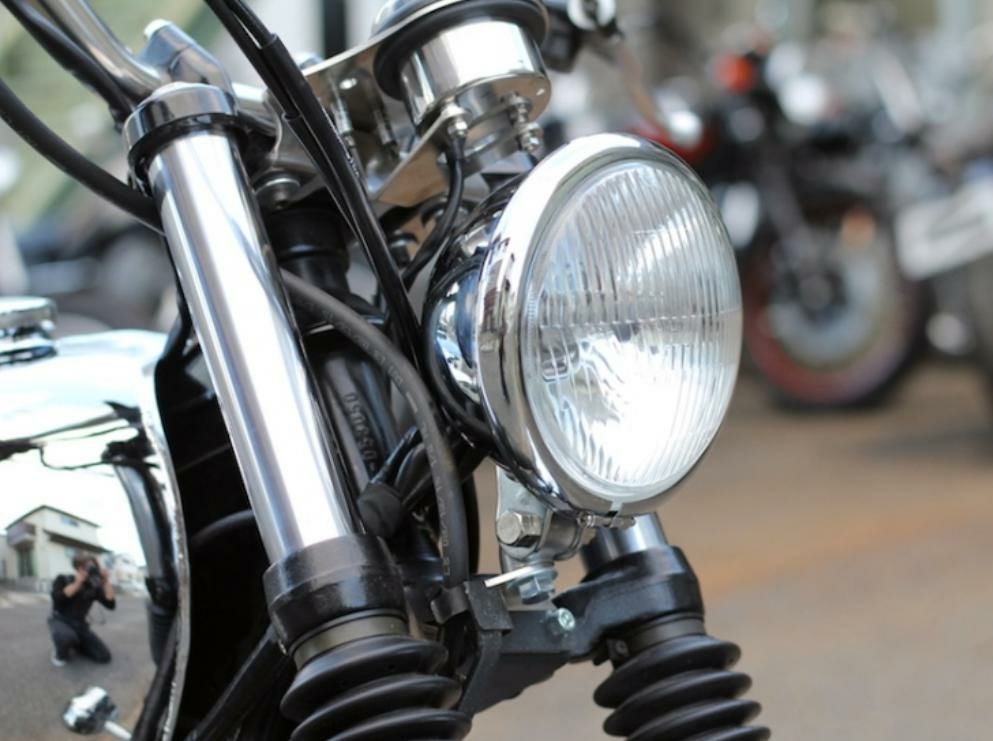 カワサキ W650/400 メーターステー φ60 モーターロック | バイク