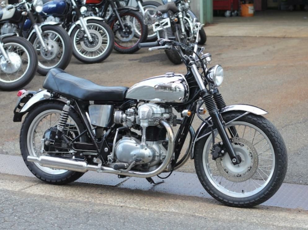 カワサキ W650/400 メーターステー φ60 モーターロック | バイク