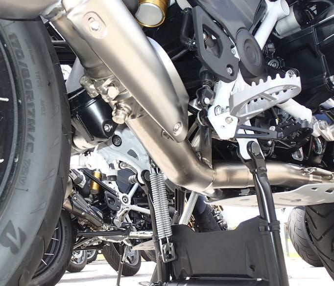 R1250GS ADV 19-22 チタン フルエキゾースト マフラー/OEMバルブ付