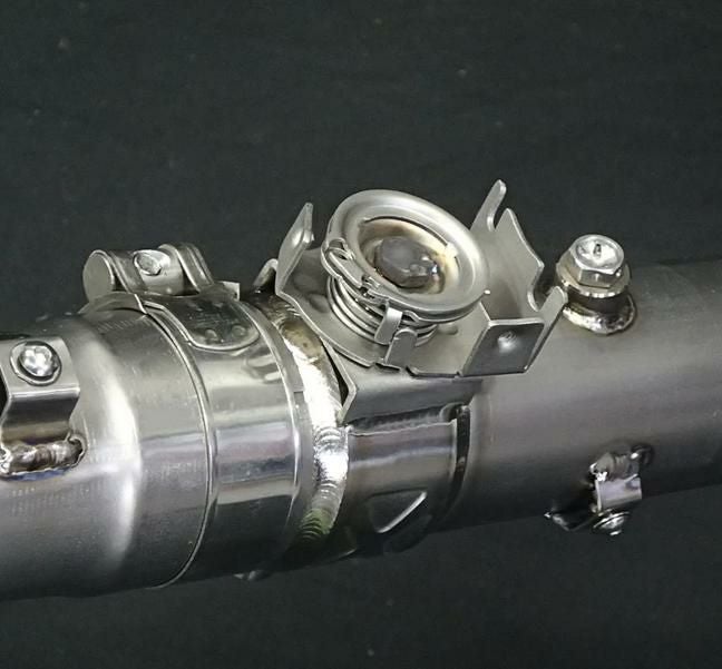 R1250GS ADV 19-22 チタン フルエキゾースト マフラー/OEMバルブ付