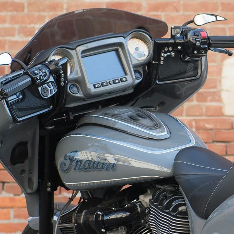 インディアン チーフテン、ロードマスター モジュラーハンドルバー ナビ用 (ブラック) Arlen Ness_1