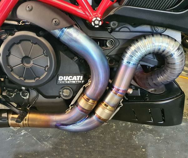 DUCATI DIAVEL フルエキ マフラー ドゥカティ ディアベル Diavel 1200 11-17 チタン フルエキゾーストマフラー Vandemon DUCATI