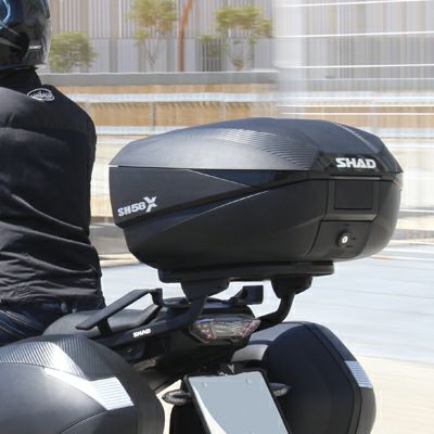 小物 HIDE SHAD SH58X 容量可変トップケース 46L/52L/58L (カーボン) | バイク