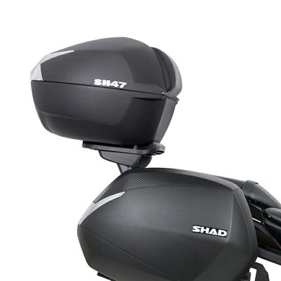 SHAD SH47 トップケース 47L (シルバーレンズ/カーボン) | バイク 
