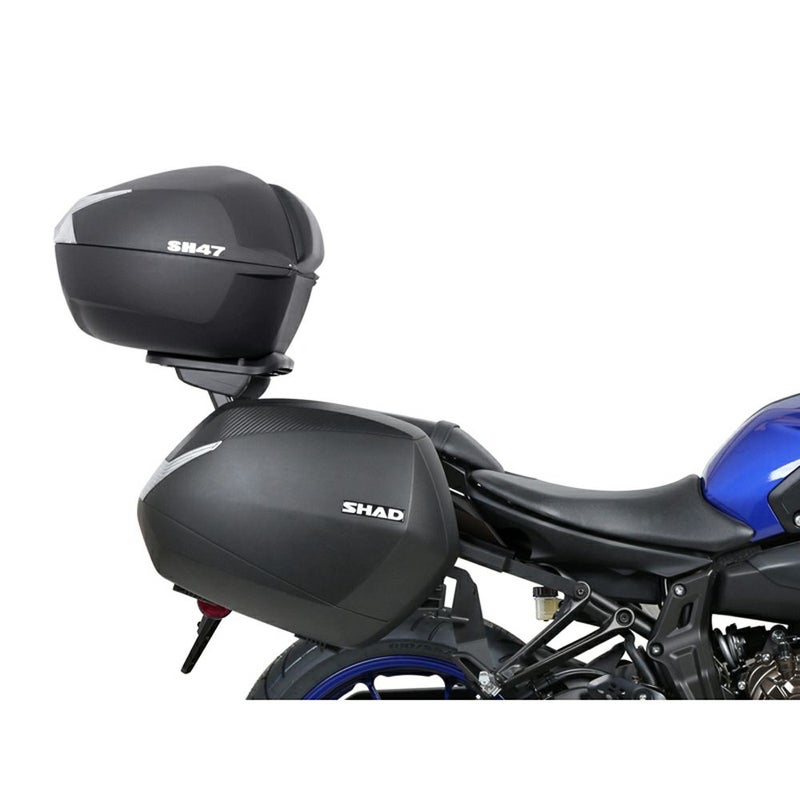 SHAD SH47 トップケース 47L (シルバーレンズ/カーボン) | バイク 