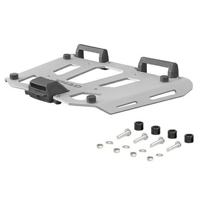 SHAD トップケース用 アルミベースプレートL (シルバー) TR37/TR37B