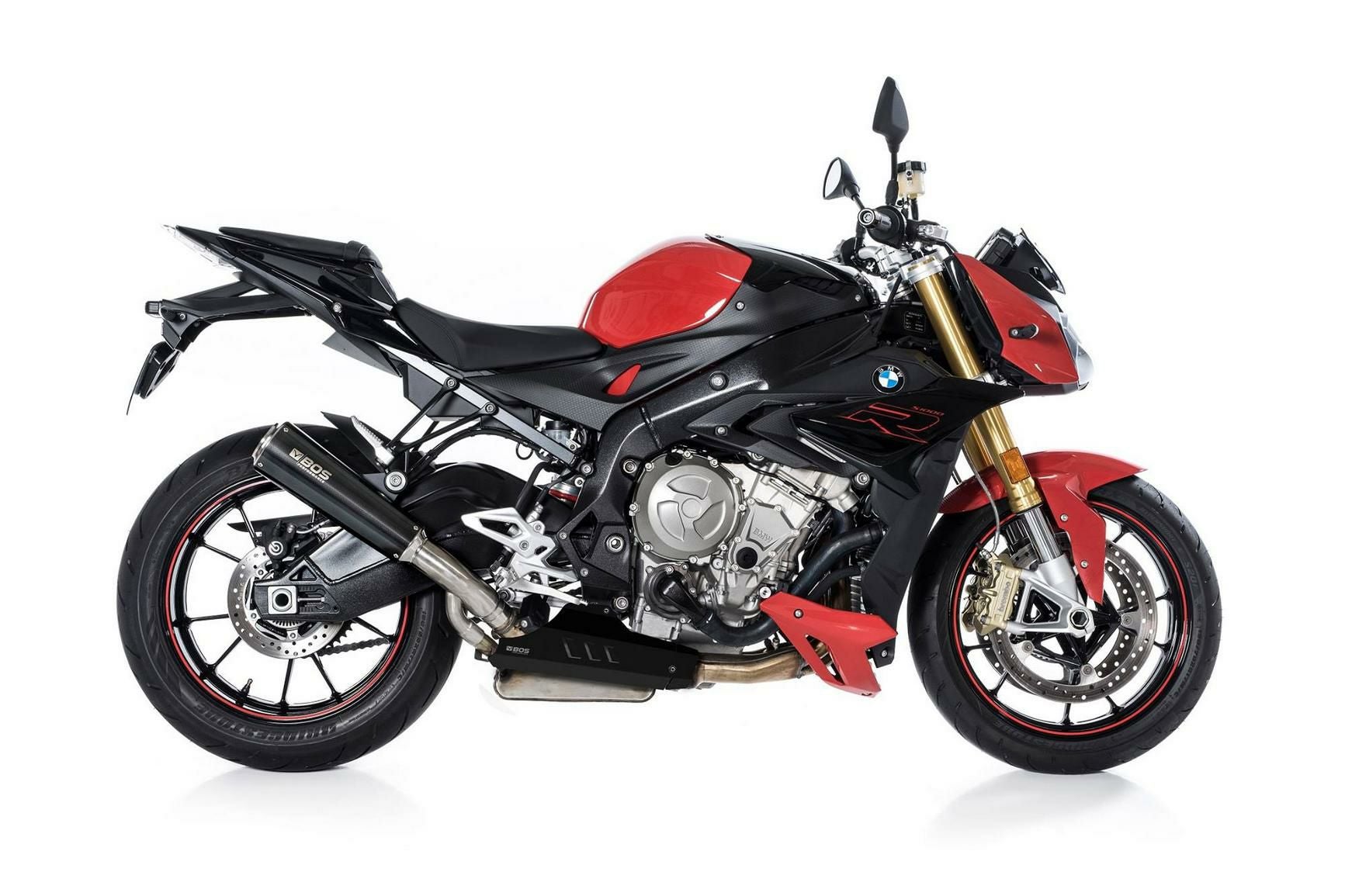 BMW S1000R SSEC RR スリップオンマフラー ヒートガード ボス