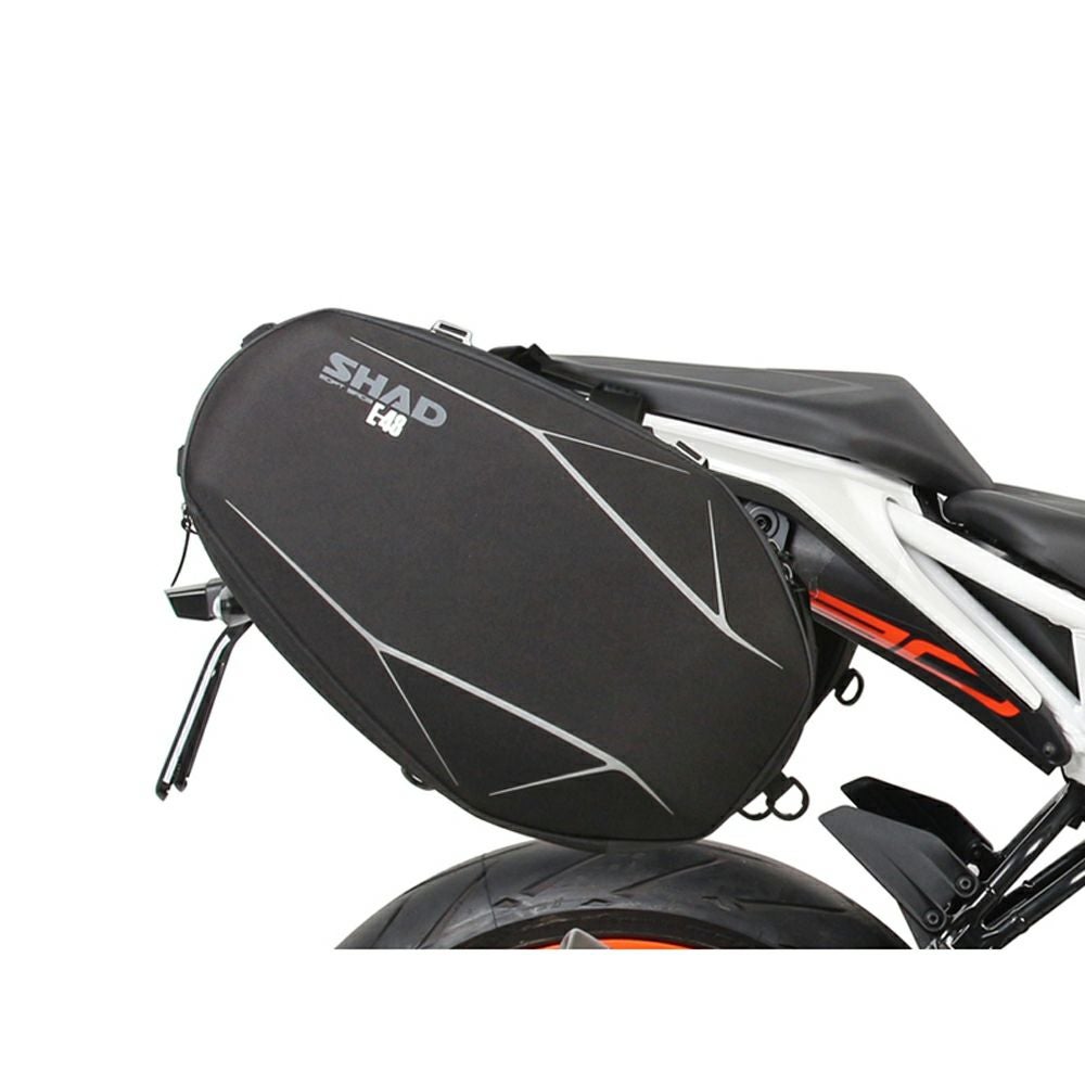 KTM デューク 125/250/390 サイドバッグホルダーキット E48/SW42 SHAD