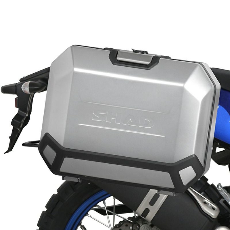 【完動品】YAMAHA MD4S 専用ケース付 MD付 交換用DRIVE付 ヤマハ テネレ700 4Pサイドケースフィッティングキット SHAD | バイク