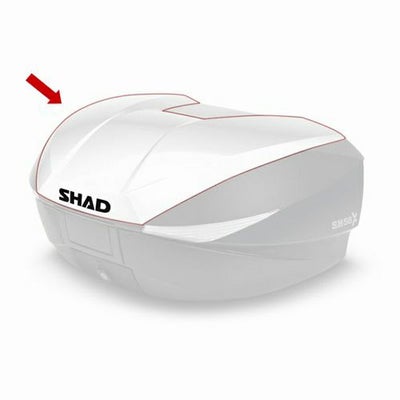 SHAD SH58X トップケース用 カラーパネル ホワイト/チタニウム 