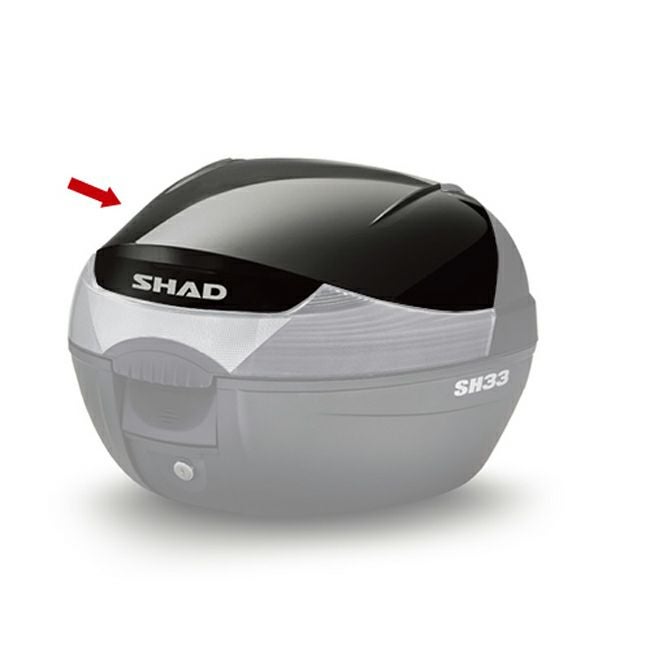 SHAD SH33 トップケース用 カラーパネル ブラックメタル/チタニウム 