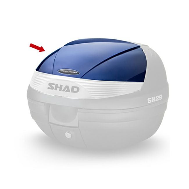 SHAD SH29 トップケース用 カラーパネル ブラックメタル/レッド