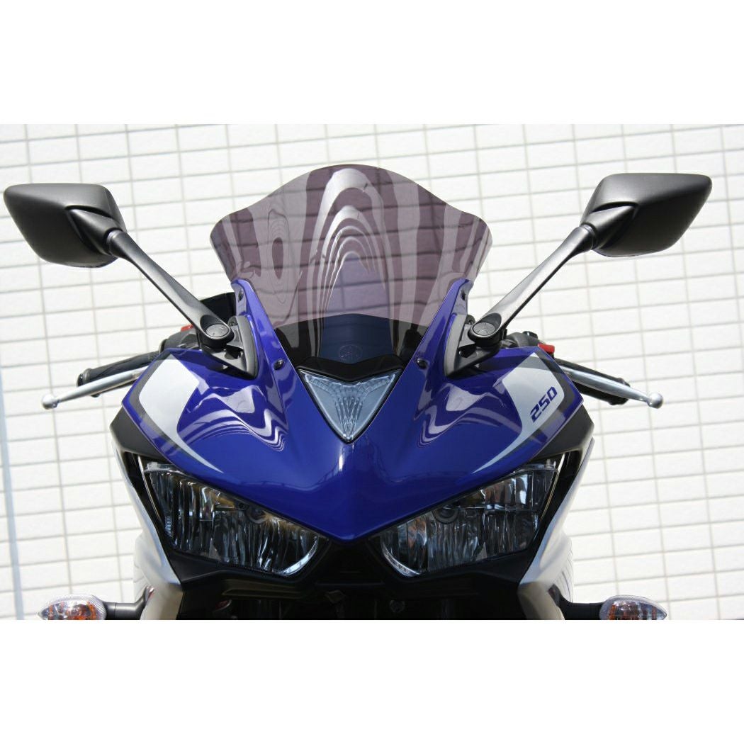ヤマハ YZF-R25/R3 スクリーン(スモーク) ACRY Point | バイクカスタム