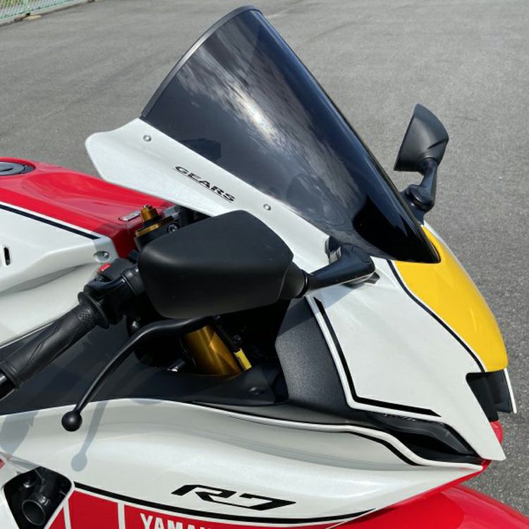 アクリポイント レーシングスクリーン スモーク　YZF-R1 20- YZF-R1(20-25)用 スモークスクリーン＿アクリポイント : モトシップ