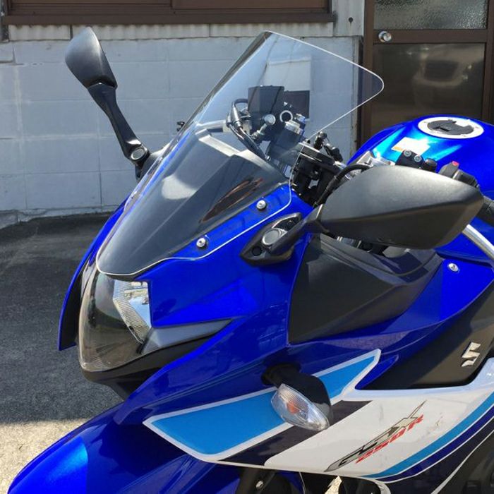 GSX250R用クリアシールド ACRY-Point スズキ GSX250R スクリーン(クリア) ACRY Point | バイクカスタム