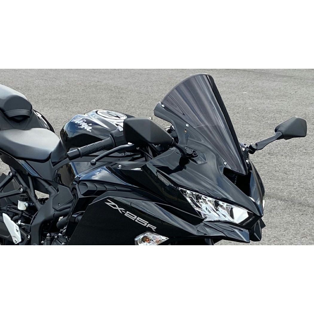 カワサキ ZX-25R スクリーン(スモーク) ACRY Point | バイクカスタム