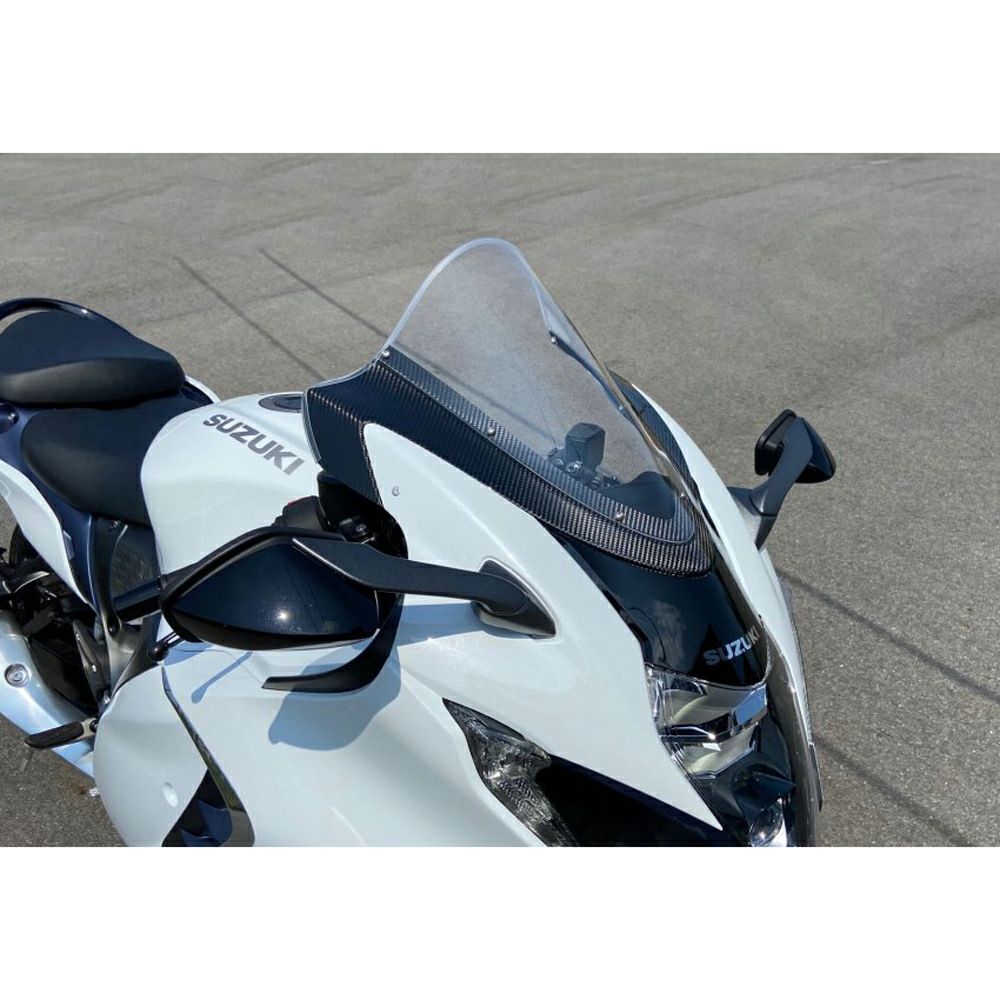 スズキ HAYABUSA GSX1300 カーボンマウントスクリーン(クリア) ACRY