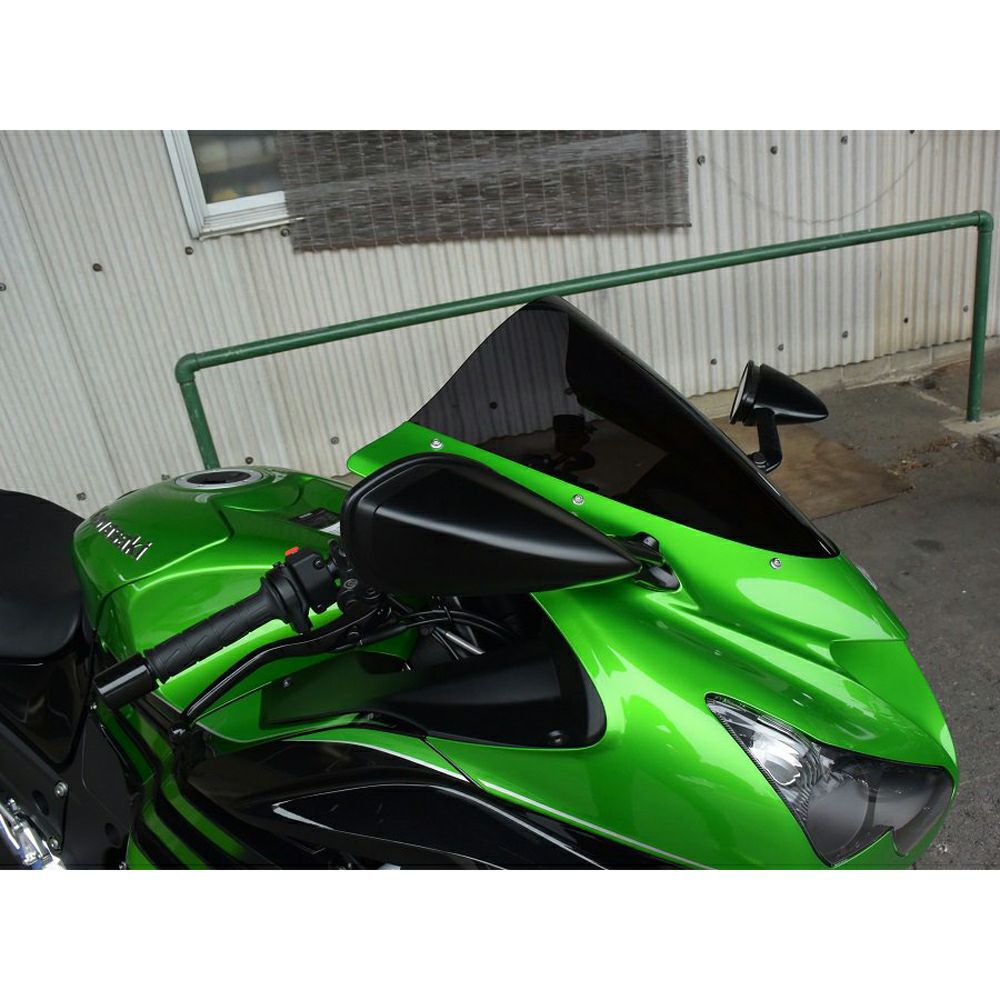 カワサキ ZX-14R スクリーン(スモーク) ACRY Point | バイクカスタム