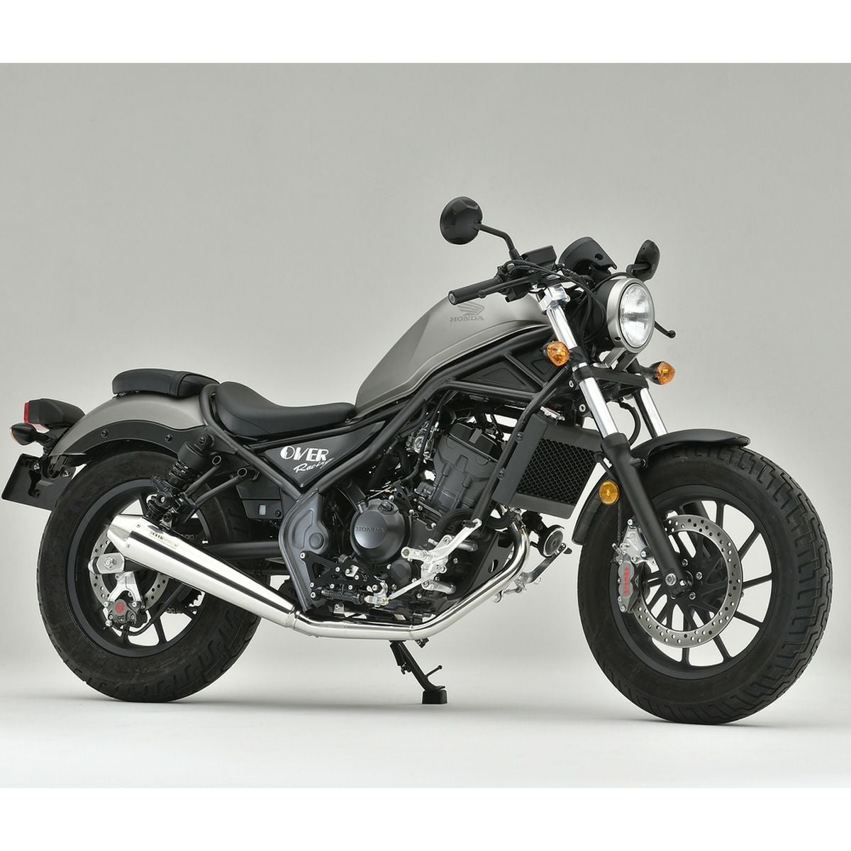 ホンダ レブル250/S SSメガホン フルエキゾーストマフラー (クローム