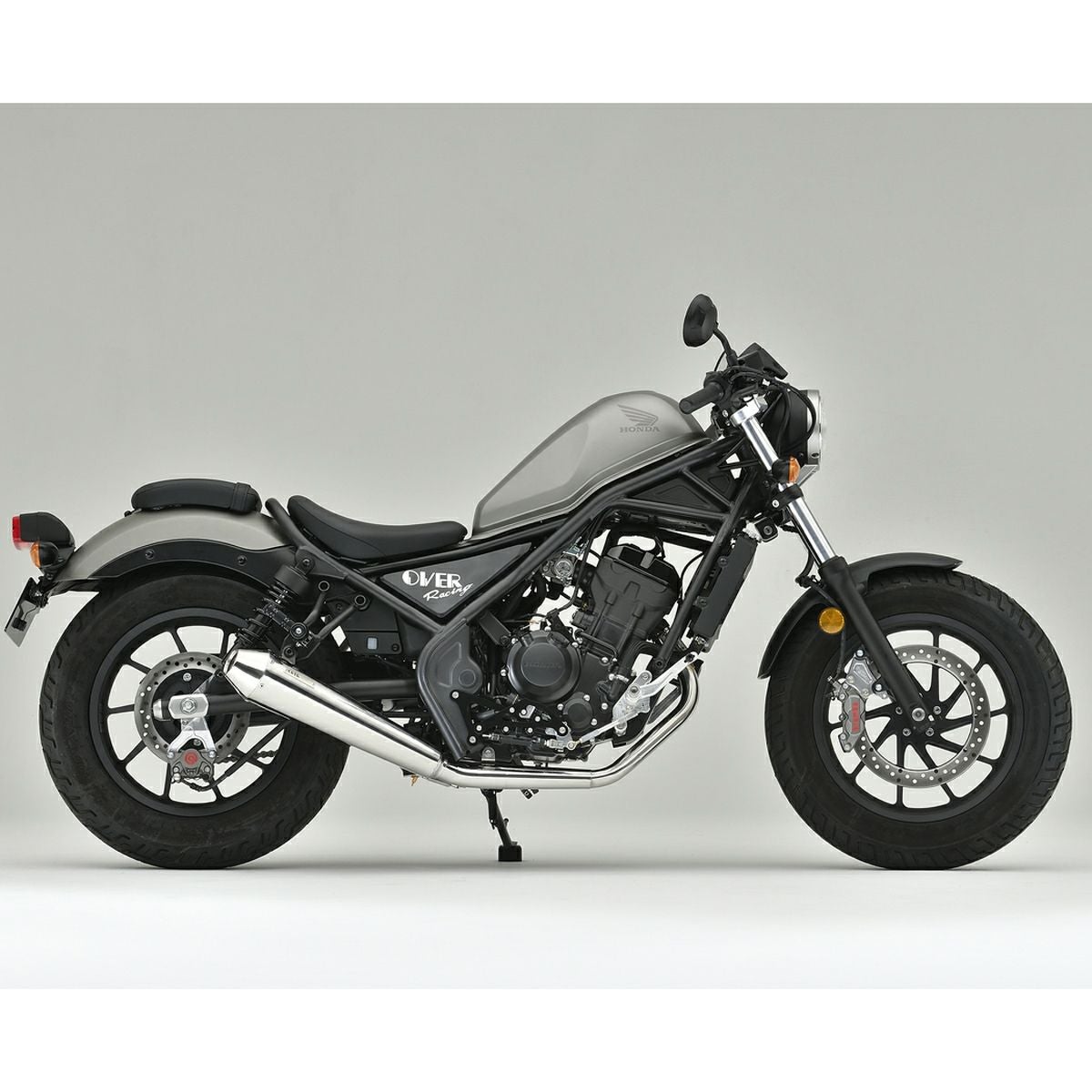 ホンダ レブル250/S SSメガホン フルエキゾーストマフラー (クローム