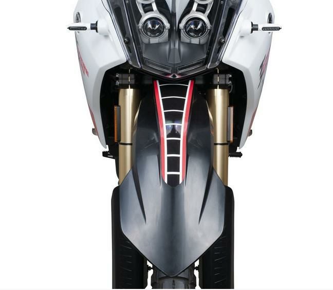 ヤマハ テネレ700 (20-24) フロントフェンダー デカール ストロボ 赤ライン ケドー_1