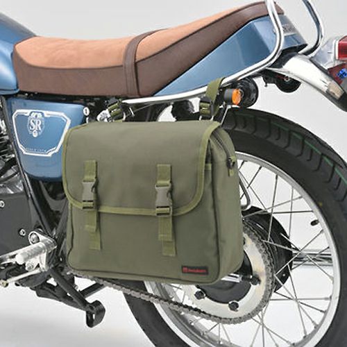 サドルバッグMIL 10L (グリーン) DHS-13 DAYTONA | バイクカスタム