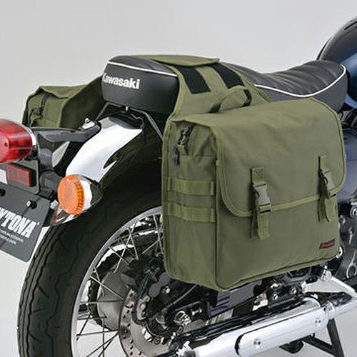 振り分けサドルバッグMIL 30L (グリーン) DHS-12 DAYTONA | バイク 振り分けサドルバッグMIL 30L (グリーン) DHS-12 DAYTONA | バイク