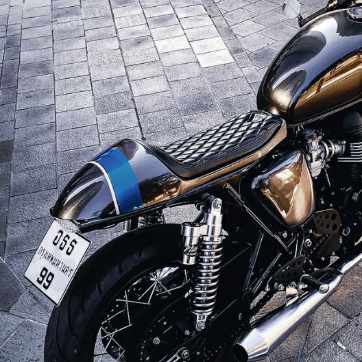 トライアンフ　スピードツイン900 シート　　ブリテッシュカスタム トライアンフ (Street Twin)ストリートツイン|シート|モトパーツ(MOTO