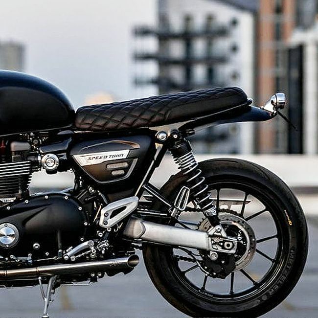 スピードツイン1200 Speed ロープロファイル・ダブルシート ダイアモンドステッチ (ブラック) Motone_1