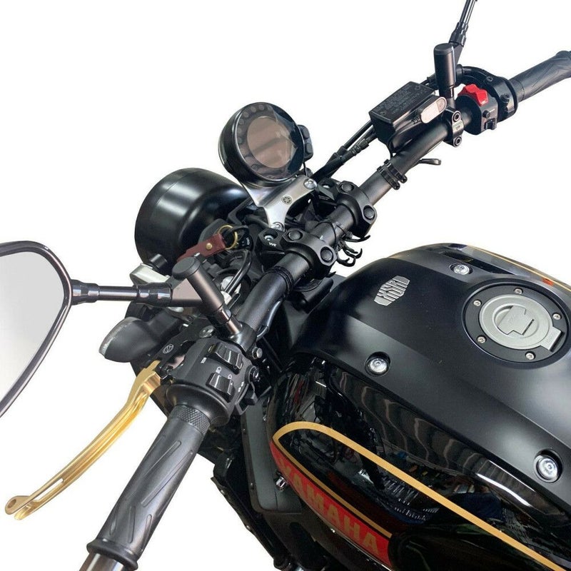 ヤマハ XSR900 2015-2022- ハンドル ライザー シルバー 30mmUP 
