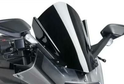 KTM RC125/200/390 フロントウインドスクリーン ブラック | バイク