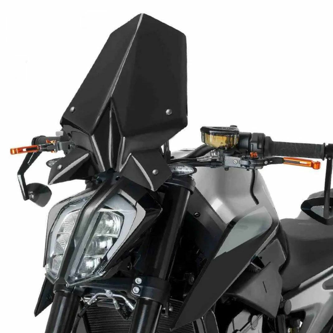 KTM DUKE790 ウインドスクリーン/ウインドシールド ブラック | バイク