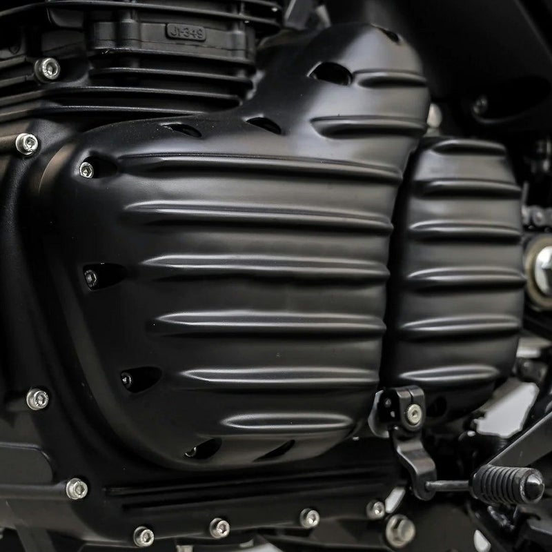 ロイヤルエンフィールド ハンター350 エンジンカバーセット (ブラック) K-Speed_1