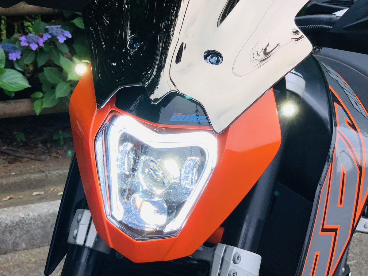 KTM DUKE690 2012～2019 LED ヘッドライト | バイクカスタムパーツ専門