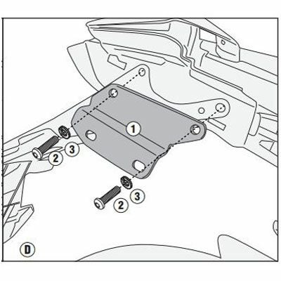 CB650R 21-23 EASYLOCKサイドホルダーTE1185用マウントキット GIVI_1